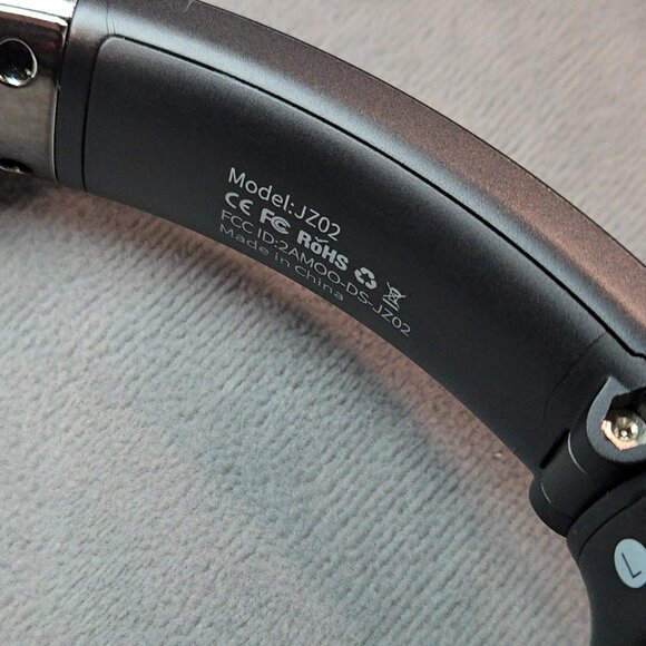 HROEENOI JZ02 Active Noise Cancelling Bluetooth Headphones - Black - Picture 8 of 10